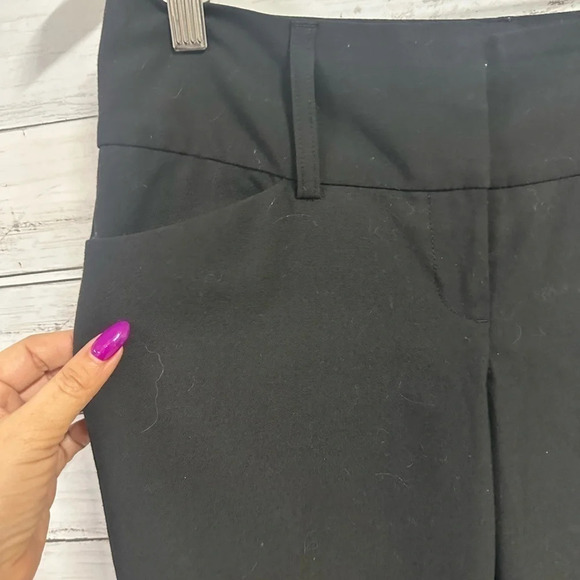 Express Editor Cropped Black Pants Size 2 - Picture 6 of 6